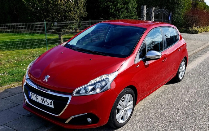 Peugeot 208 cena 27900 przebieg: 94000, rok produkcji 2016 z Prudnik małe 106
